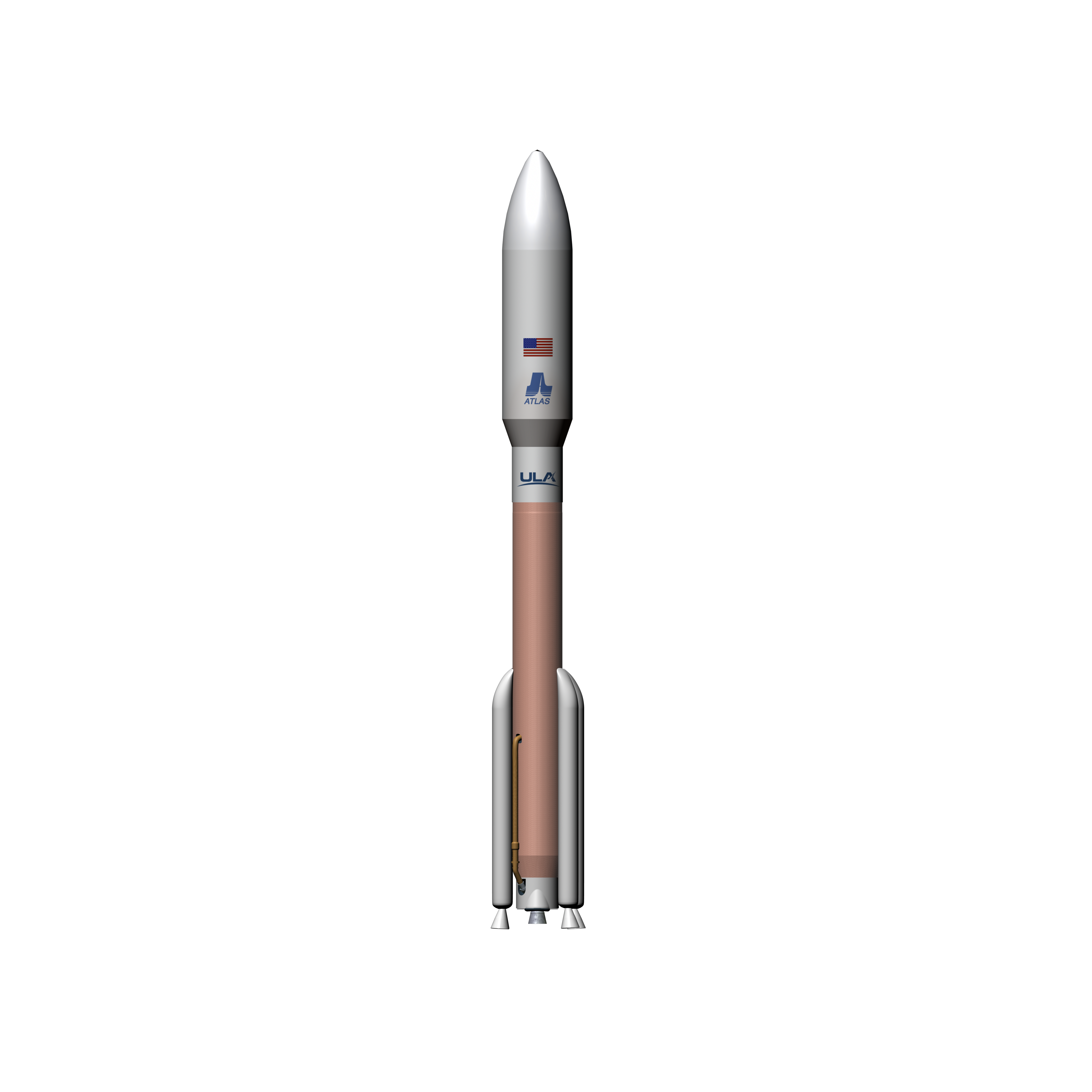 Atlas V 551 3D Model